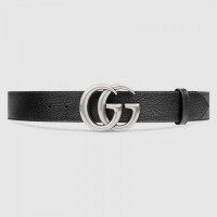 Gucci Leather belt with Double G buckle black 406831 Gucci Leather belt with Double G buckle black 406831
