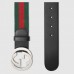 Gucci Web belt with G buckle black 411924 Gucci Web belt with G buckle black 411924