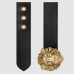 Gucci Leather belt with lion head buckle 623163 Gucci Leather belt with lion head buckle 623163