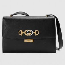 Gucci Zumi Grainy Leather Small Shoulder Bag 576338 Black 2019 Gucci Zumi Grainy Leather Small Shoulder Bag 576338 Black 2019