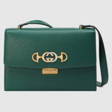 Gucci Zumi Grainy Leather Small Shoulder Bag 576338 Green 2019 Gucci Zumi Grainy Leather Small Shoulder Bag 576338 Green 2019