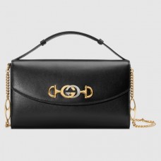 Gucci Zumi grainy leather small shoulder bag 576388 black Gucci Zumi grainy leather small shoulder bag 576388 black
