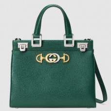 Gucci Zumi Grainy Leather Small Top Handle Bag 569712 Green 2019 Gucci Zumi Grainy Leather Small Top Handle Bag 569712 Green 2019