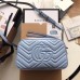 Gucci Pastel Blue GG Marmont Small Camera Shoulder Bag Gucci Pastel Blue GG Marmont Small Camera Shoulder Bag