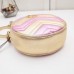 Gucci Pink Gold GG Marmont Mini Round Shoulder Bag Gucci Pink Gold GG Marmont Mini Round Shoulder Bag