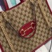 Gucci 623695 Gucci 1955 Horsebit large tote bag in Original GG canvas With Red Leather