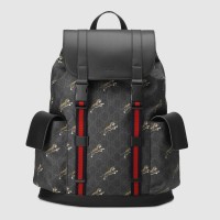 Gucci Black Soft GG Supreme Tigers Backpack Gucci Black Soft GG Supreme Tigers Backpack