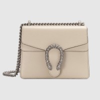 Gucci White Mini Dionysus Leather Bag Gucci White Mini Dionysus Leather Bag