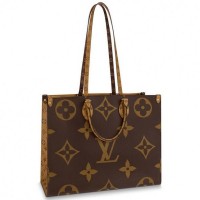 Louis Vuitton Monogram Giant Canvas Onthego Tote Bag M44576 2019 Louis Vuitton Monogram Giant Canvas Onthego Tote Bag M44576 2019