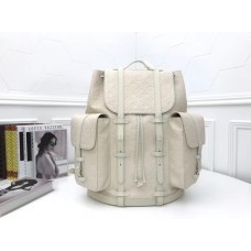 Louis Vuitton Christopher Backpack GM LV M53286 white Louis Vuitton Christopher Backpack GM LV M53286 white