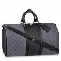 Louis Vuitton Keepall Bandouliere 50 Monogram Eclipse M45392 Louis Vuitton Keepall Bandouliere 50 Monogram Eclipse M45392