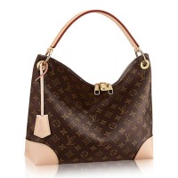Louis Vuitton M41623 Berri PM Hobo Bag Monogram Canvas Louis Vuitton M41623 Berri PM Hobo Bag Monogram Canvas