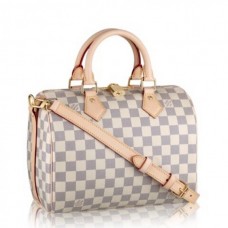 Louis Vuitton Speedy Bandoulière 25 Bag Damier Azur N41374 Louis Vuitton Speedy Bandoulière 25 Bag Damier Azur N41374