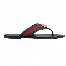 Gucci Men’s thong sandal with Web Gucci Men’s thong sandal with Web