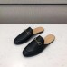 Gucci Princetown Slippers In Black Leather Gucci Princetown Slippers In Black Leather