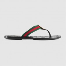 Gucci GG thong Web sandal for women Gucci GG thong Web sandal for women