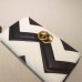 Gucci Black/White GG Marmont Zip Around Wallet Gucci Black/White GG Marmont Zip Around Wallet