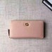 Gucci Light Pink Leather Zip Around Wallet Gucci Light Pink Leather Zip Around Wallet