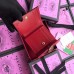 Gucci Sylvie Flap Wallet In Red Leather Gucci Sylvie Flap Wallet In Red Leather