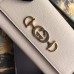 Gucci Zumi Grainy Leather Continental Wallet 573612 White 2019 Gucci Zumi Grainy Leather Continental Wallet 573612 White 2019
