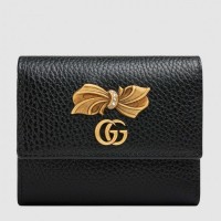 Gucci Black Leather Wallet With Bow Gucci Black Leather Wallet With Bow