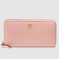 Gucci Light Pink Leather Zip Around Wallet Gucci Light Pink Leather Zip Around Wallet