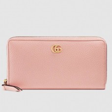 Gucci Light Pink Leather Zip Around Wallet Gucci Light Pink Leather Zip Around Wallet