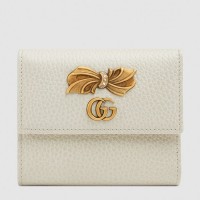 Gucci White Leather Wallet With Bow Gucci White Leather Wallet With Bow