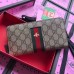 Gucci Zip Around Wallet In Web Bee GG Supreme Gucci Zip Around Wallet In Web Bee GG Supreme