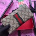 Gucci Zip Around Wallet In Web Bee GG Supreme Gucci Zip Around Wallet In Web Bee GG Supreme