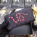 Gucci Zip Around Wallet In Black Kingsnake Print GG Supreme Gucci Zip Around Wallet In Black Kingsnake Print GG Supreme