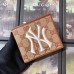 Gucci Original GG Bi-fold Wallet With New York Yankees Patch Gucci Original GG Bi-fold Wallet With New York Yankees Patch