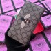 Gucci Bee Print GG Supreme Zip Around Wallet Gucci Bee Print GG Supreme Zip Around Wallet