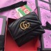 Gucci Black GG Marmont Matelasse Wallet Gucci Black GG Marmont Matelasse Wallet