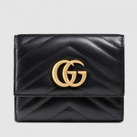 Gucci Black GG Marmont Matelasse Wallet Gucci Black GG Marmont Matelasse Wallet