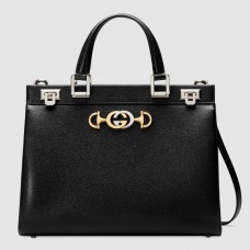 Gucci Zumi Black Grainy Leather Medium Top Handle Bag Gucci Zumi Black Grainy Leather Medium Top Handle Bag