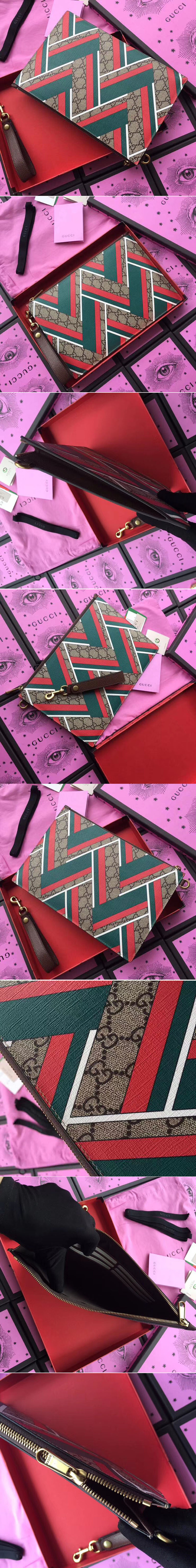 Replica Gucci 429225 GG Supreme pouch