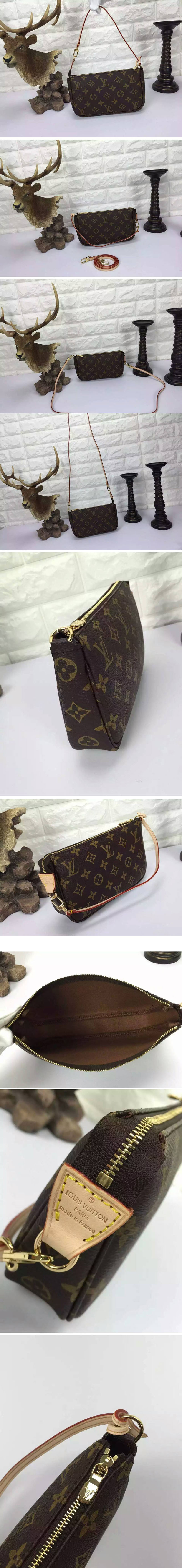 Replica Louis Vuitton M51980 Monogram Canvas Pochette Accessories Pouch