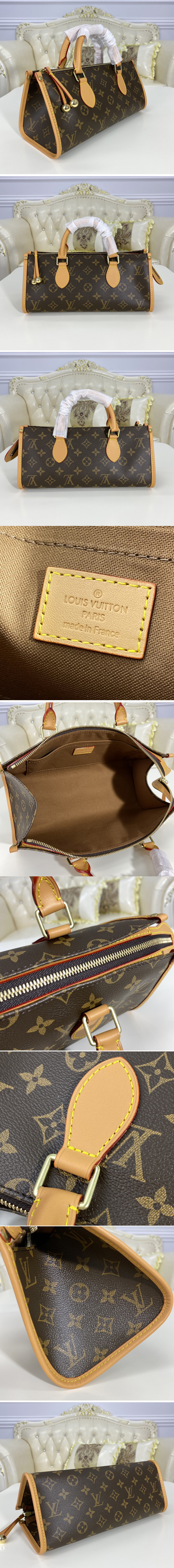 Replica Louis Vuitton M40009 Popincourt Tote Bag in Monogram Canvas