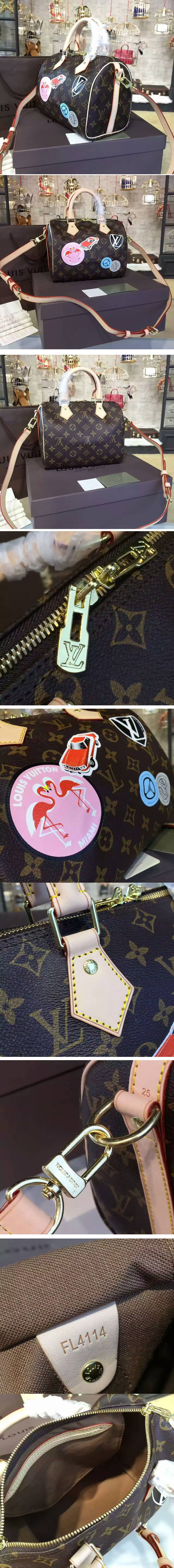 Replica Louis Vuitton M43232 Monogram Canvas Speedy 25cm Bags 