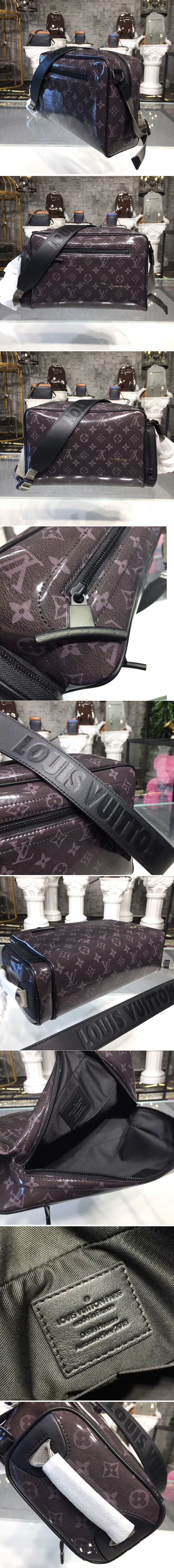 Replica Louis Vuitton M43884 LV Monogram Canvas Camera Bags Black