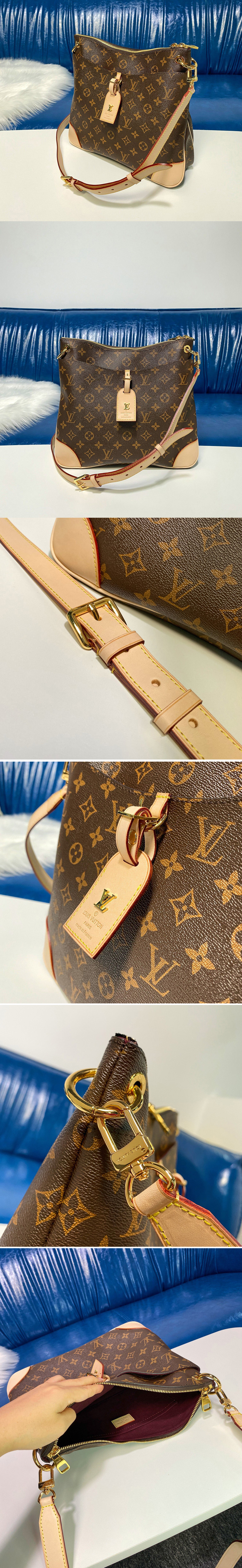 Replica Louis Vuitton M45355 LV Odéon MM Bag in Monogram Canvas