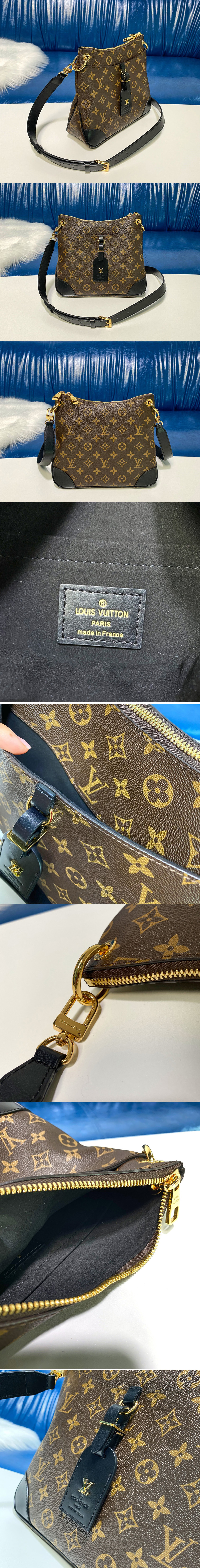 Replica Louis Vuitton M45352 LV Odéon MM Bag in Monogram Canvas