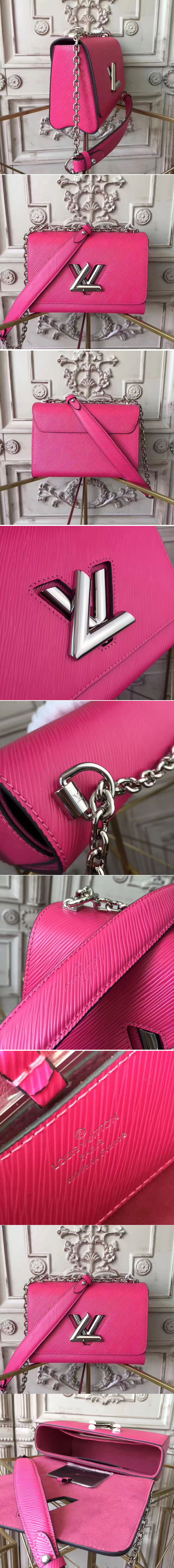 Replica Louis Vuitton M50282 Twist MM Epi Bags  