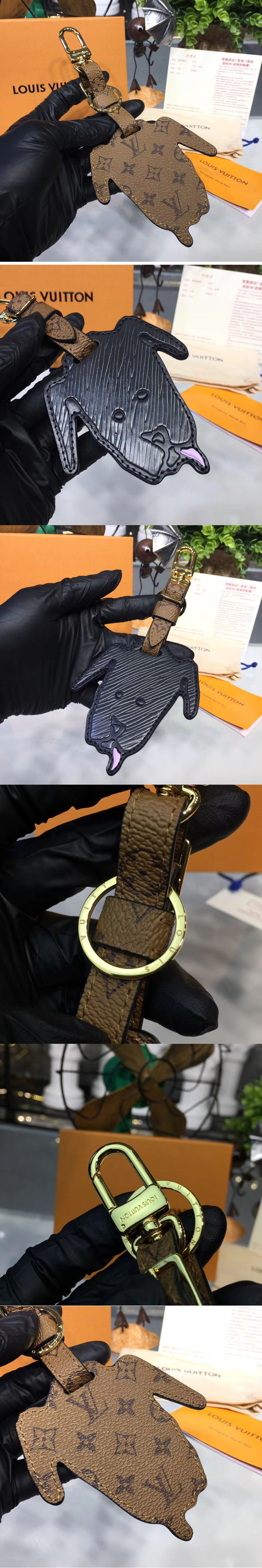 Replica Louis Vuitton MP2282 LV Catogram Bag Charm and Key Holder