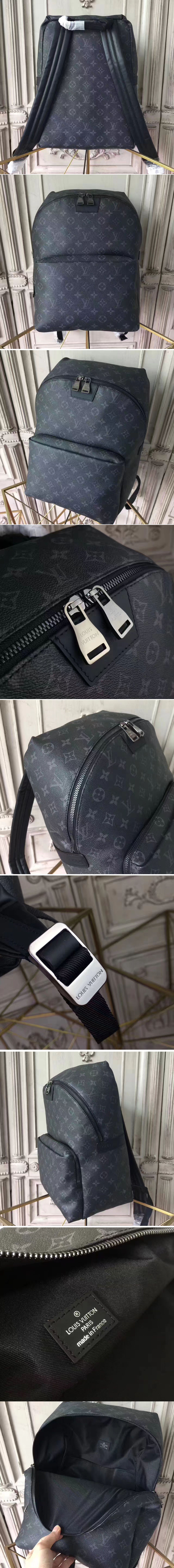 Replica Louis Vuitton M43186 Monogram Eclipse Canvas Apollo Backpack