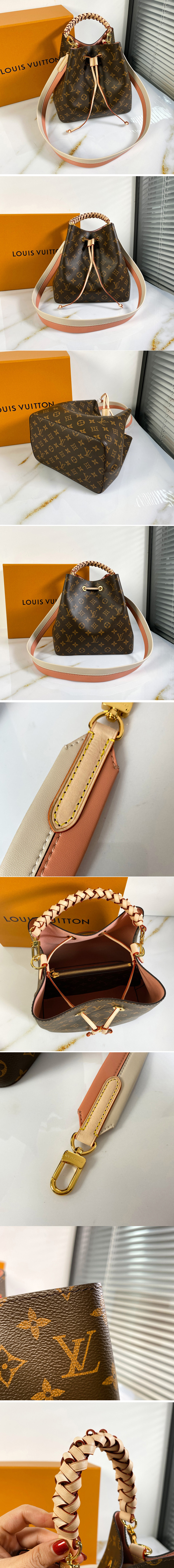 Replica Louis Vuitton M45577 LV NéoNoé MM bucket bag in Monogram canvas