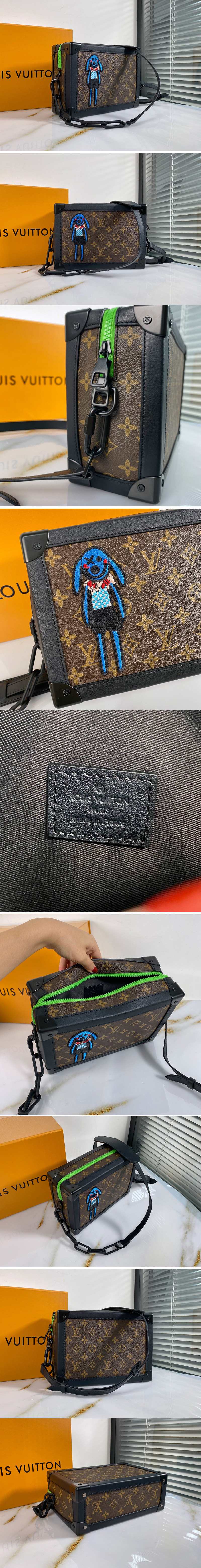 Replica Louis Vuitton M45619 LV Soft Trunk Bag in Monogram Canvas