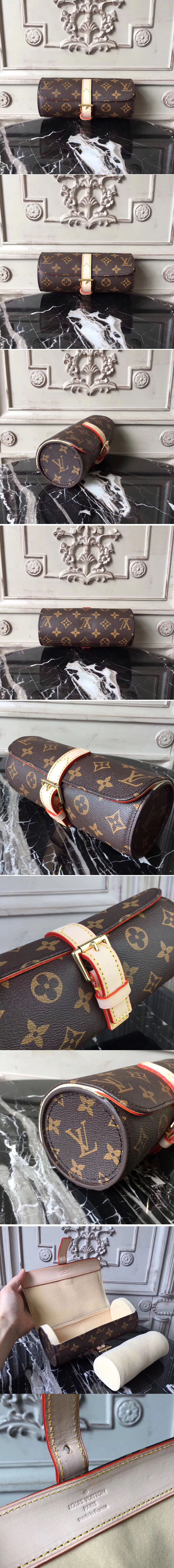 Replica Louis Vuitton M47530 Monogram Canvas 3 WATCH CASE